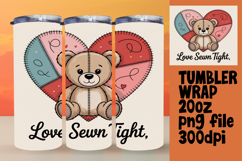 VIBRANT 20oz Tumbler Template for DIY , Valentines Day Product Image 1