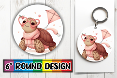 Bright Moments Round Ornaments, Turtle Product Image 1