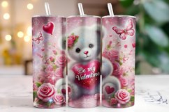 Be My Valentine Tumbler Wrap Sublimation Product Image 1