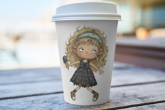 Summer Gothic Girl Clipart Product Image 7