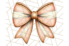 Fall Bow Clipart, Autumn Hair Bows PNG, Fall Ribbon Png Product Image 2