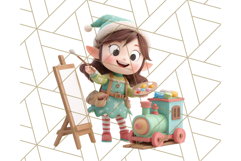 Santa’s Workshop PNG Clipart Elves, Toys &amp; Gifts Clip Art Product Image 2