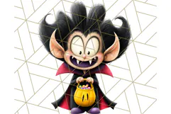 Monster Kids Clipart PNG, Cute Halloween Costume Art Product Image 2