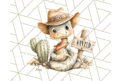 Wild West Animals PNG Clipart, Cowboy & Saloon Scenes Product Image 2