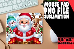 joyful MOUSE MAT Sublimation Style, Christmas Santa Product Image 1
