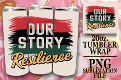 PRESENT OF SERENITY 20oz TUMBLER WRAP, Juneteenth Product Image 1