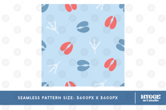 American 4th of July Hoofs and Hen Prints Seamless Pattern Product Image 2