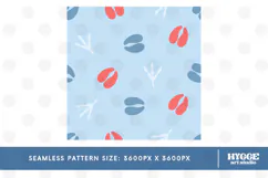 American 4th of July Hoofs and Hen Prints Seamless Pattern Product Image 2