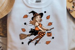 Vintage Witch Halloween Sublimation PNG Product Image 2