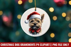 Breeds Of Christmas Dog Ornaments Clipart PNG Product Image 1