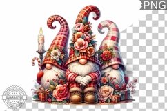 Christmas Gnome Sublimation - Clipart PNG Design Product Image 1