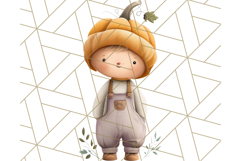 Cottagecore Halloween Clipart Cozy PNG, Autumn Fall Png Product Image 2