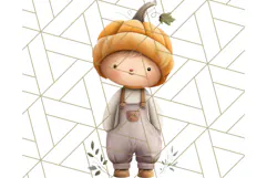 Cottagecore Halloween Clipart Cozy PNG, Autumn Fall Png Product Image 2