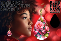Joyful TEARDROP Earrings Art Ideas, Flowers Product Image 1