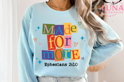 Christian Made for More PNG: Inspirational Faith Png Product Image 5