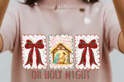 Coquette Christmas Checkered Red Plaid png, Christmas Png Product Image 2