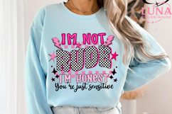 I'm Not Rude PNG Snarky Sarcastic Funny saying Png Product Image 5