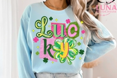 Lucky St Patrick's Day Coquette Png, St Patricks day png Product Image 4