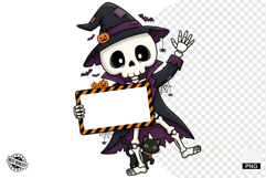 Halloween Characters &amp; Banners Clipart Product Image 1