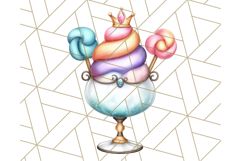 Princess Tea Party PNG Clipart with Teacups &amp; Fancy Treats Product Image 2