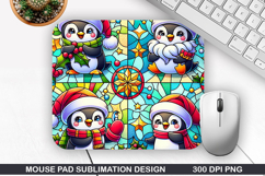 Mouse Pad Sublimation, Christmas Mouse Pad PNG Design Product Image 1