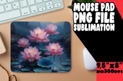 Floral Fusion: Sublimation Mouse Pad Product Image 1