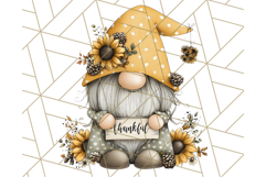 Thanksgiving Gnome Clipart PNG Cute Fall Gnomes, Gnome Png Product Image 2