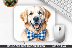Funny Dog Mouse Pad Sublimation, Animals Mouse Pad PNG Product Image 1