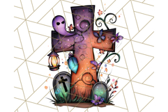 Enchanted Graveyard Halloween PNG Clipart Product Image 2