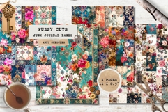 Fuzzy Cuts Collage Junk Journal Pages Printable Product Image 1