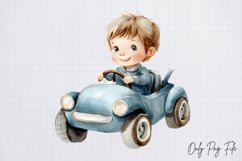 Racing Nursery Clipart PNG Product Image 1