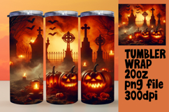 LUXURIOUS 20oz Tumbler Template , Horror Halloween Product Image 1