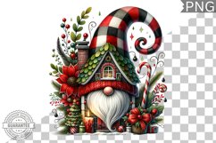 Christmas Gnome Sublimation - Clipart PNG Design Product Image 1