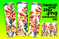 20oz Tumbler Wrap for Gift Giving , Flowers Product Image 1