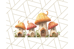 Whimsical Woodland Animal Village PNG Clipart Fantasy Forest Product Image 2