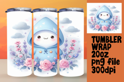 Custom 20oz Tumbler Gift Design , Cute Ghost Product Image 1