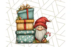 Christmas Gnome Clipart, Holiday Gnomes PNG Illustrations Product Image 2