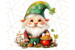 Leprechaun Gnome PNG, St. Patrick’s Day Clipart, Irish Art Product Image 2