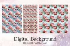 Cake Birthday Party Cake Seamlesss Pattern Background_42 Product Image 1