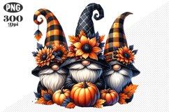 Halloween Gnomes Sublimation - Clipart PNG Design Product Image 1