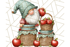 Farmer Gnome Clipart, Cute Farm Gnomes PNG Illustrations Product Image 2