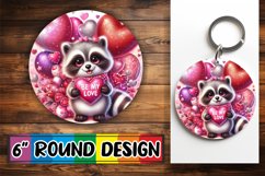 Enchanted Round Coasters Design, Valentines Product Image 1