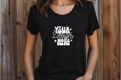 Gildan 64000 Tshirt Mockup, Black Tshirt Mockup 64000 Product Image 1