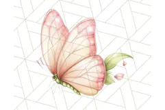 Pastel Fairies and Butterflies PNG, Spring Fantasy Clipart Product Image 2