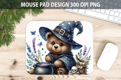 Teddy Bear Mouse pad Sublimation - Halloween Animal PNG Product Image 1