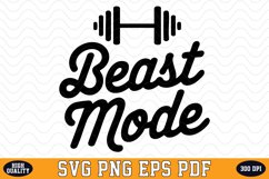 Beast Mode SVG | Quotes | SVG Cut files Product Image 1