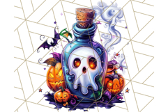 Bright Halloween Potion Bottle PNG Clipart, Holiday Elements Product Image 2