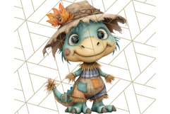 Dinosaur Costume Clipart, Cute Dinos in Halloween Outfits Product Image 2