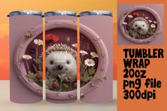 Adorable 3D Animals in Wall Tumbler Wrap Product Image 1