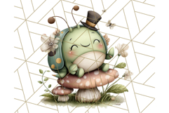 Cute Insects Clipart, Cartoon Bugs, Bug PNG Illustrations Product Image 2